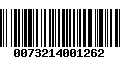 Código de Barras 0073214001262