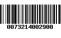 Código de Barras 0073214002900