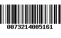 Código de Barras 0073214005161