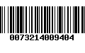 Código de Barras 0073214009404