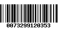 Código de Barras 0073299120353