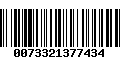 Código de Barras 0073321377434