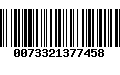 Código de Barras 0073321377458