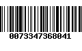 Código de Barras 0073347368041