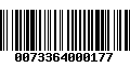 Código de Barras 0073364000177