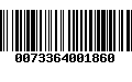 Código de Barras 0073364001860