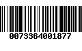 Código de Barras 0073364001877