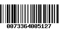 Código de Barras 0073364005127