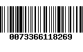 Código de Barras 0073366118269