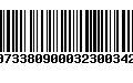 Código de Barras 00733809000323003429