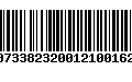 Código de Barras 00733823200121001621