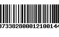 Código de Barras 00733828000121001448