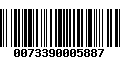 Código de Barras 0073390005887