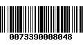 Código de Barras 0073390008048