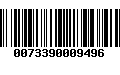 Código de Barras 0073390009496