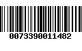 Código de Barras 0073390011482