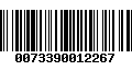 Código de Barras 0073390012267