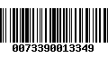 Código de Barras 0073390013349