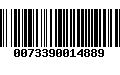 Código de Barras 0073390014889