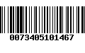 Código de Barras 0073405101467