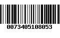 Código de Barras 0073405108053