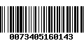 Código de Barras 0073405160143