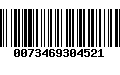 Código de Barras 0073469304521