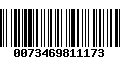 Código de Barras 0073469811173