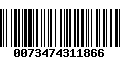 Código de Barras 0073474311866