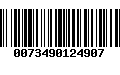 Código de Barras 0073490124907