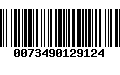 Código de Barras 0073490129124