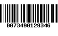 Código de Barras 0073490129346