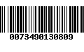 Código de Barras 0073490130809