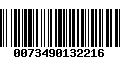 Código de Barras 0073490132216