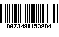 Código de Barras 0073490153204