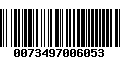 Código de Barras 0073497006053