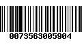 Código de Barras 0073563005904