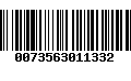 Código de Barras 0073563011332