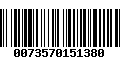 Código de Barras 0073570151380