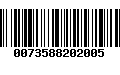 Código de Barras 0073588202005