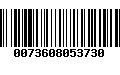 Código de Barras 0073608053730