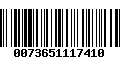 Código de Barras 0073651117410