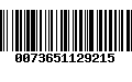 Código de Barras 0073651129215