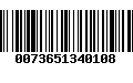 Código de Barras 0073651340108