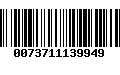 Código de Barras 0073711139949