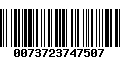 Código de Barras 0073723747507