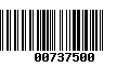 Código de Barras 00737500