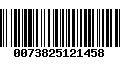 Código de Barras 0073825121458