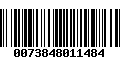 Código de Barras 0073848011484