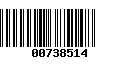 Código de Barras 00738514